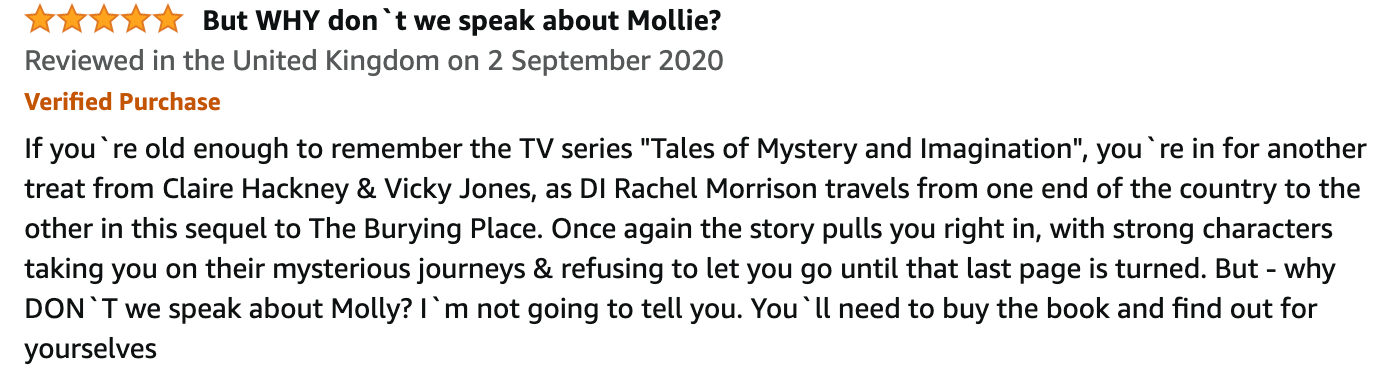 We Don't Speak About Mollie
